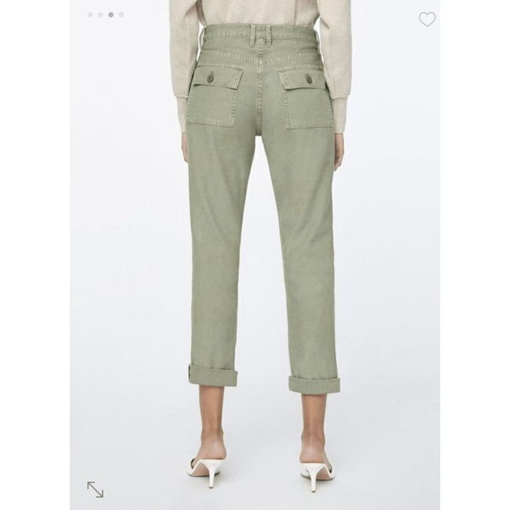 Frame Rigid Denim Le Beau Cargo Mix Pants Women's Canterbury Size 26 - Picture 2 of 11